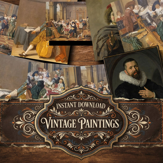 Frans Hals Vintage Paintings