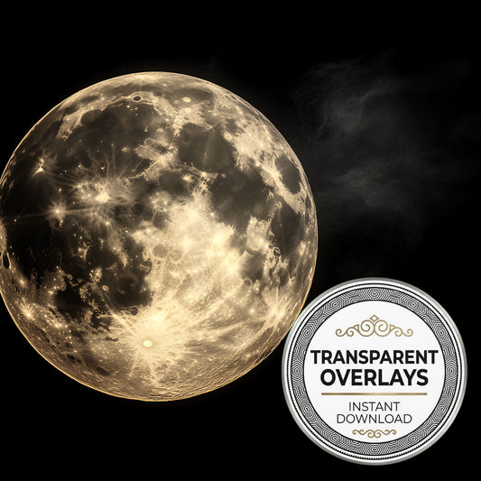 Full Moon Glow Transparent Overlay Pngs