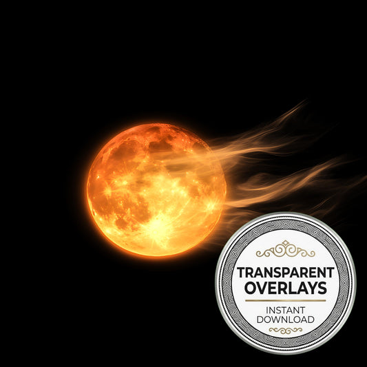 Full Moon Glow Transparent Overlay Pngs