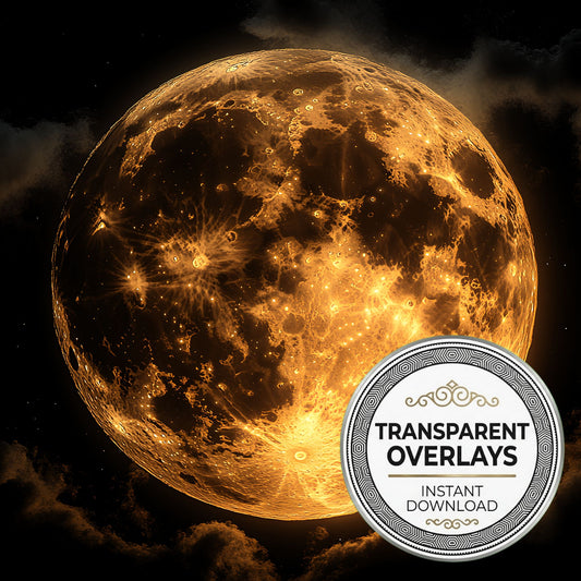 Full Moon Glow Transparent Overlay Pngs