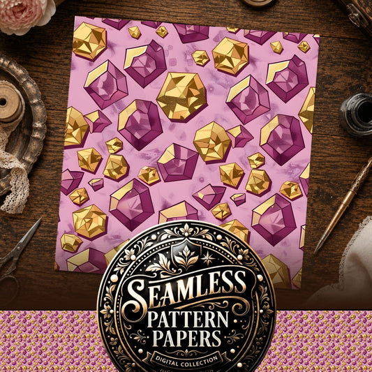 Gems Seamless Pattern