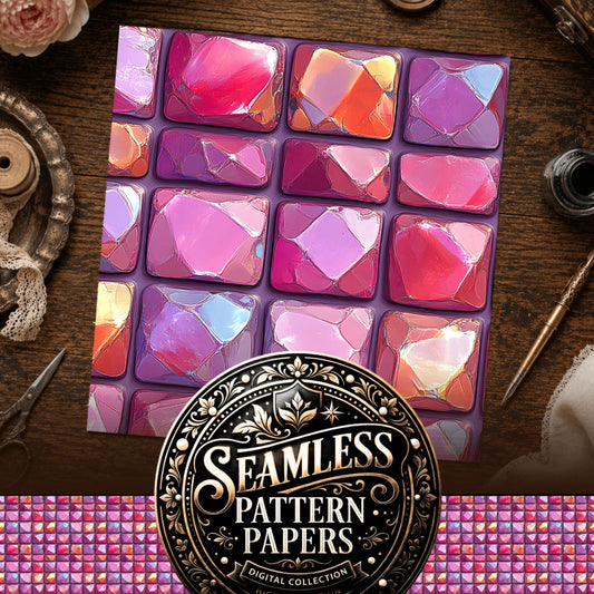 Gems Seamless Pattern