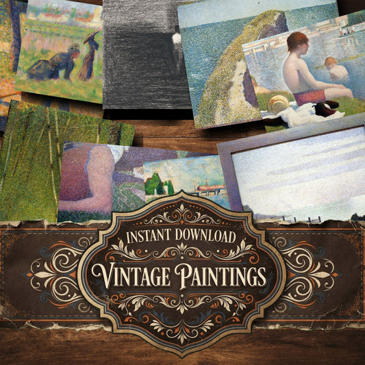Georges Seurat Vintage Paintings