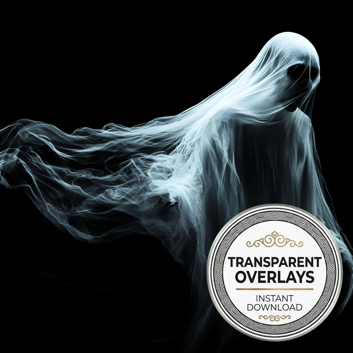 Ghostly Apparition Transparent Overlay Pngs