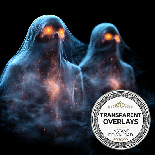 Ghostly Apparitions Transparent Overlay Pngs