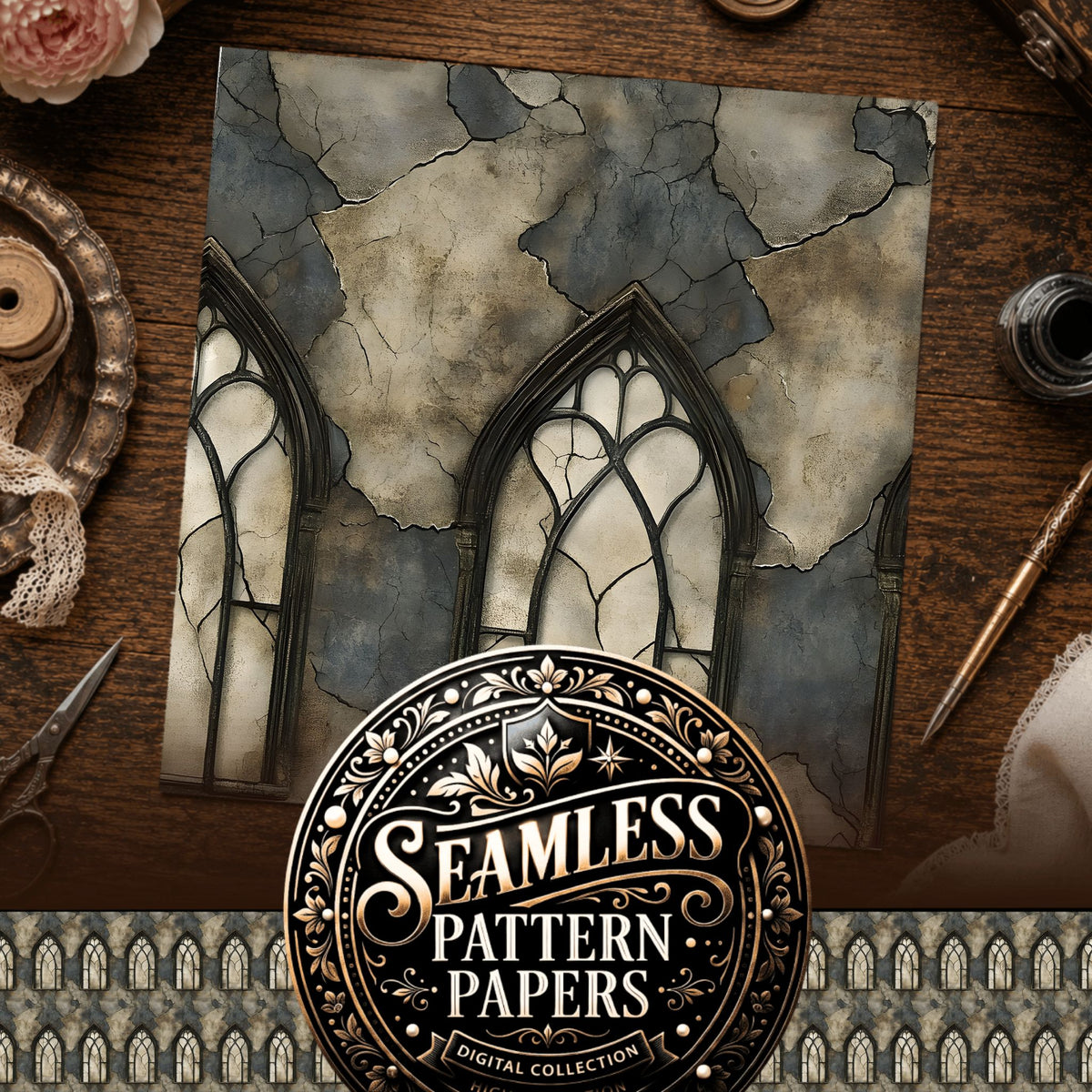 Gothic Seamless Pattern
