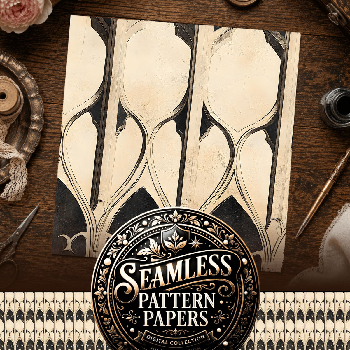 Gothic Seamless Pattern