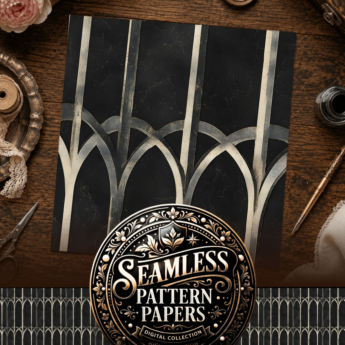 Gothic Seamless Pattern