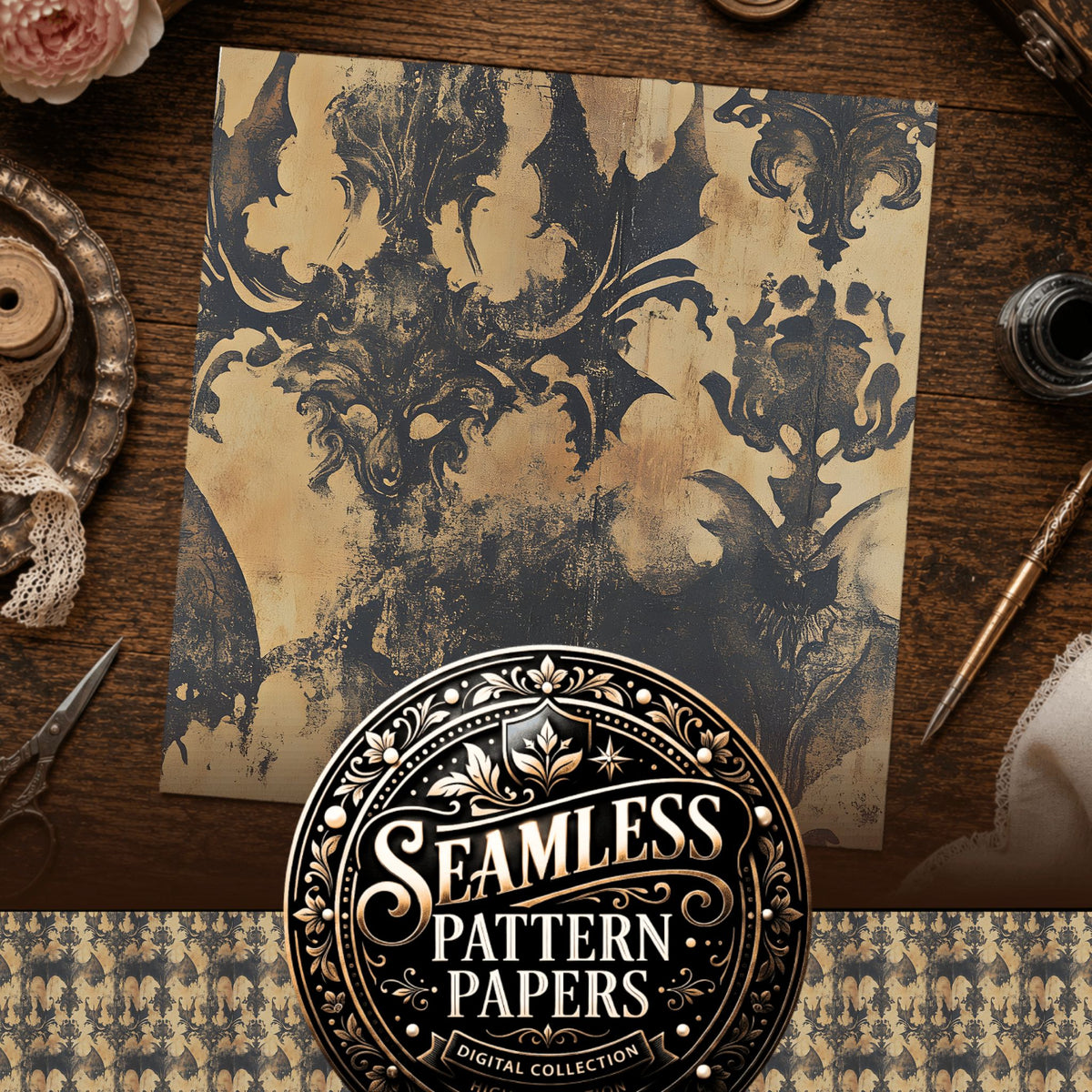 Gothic Seamless Pattern