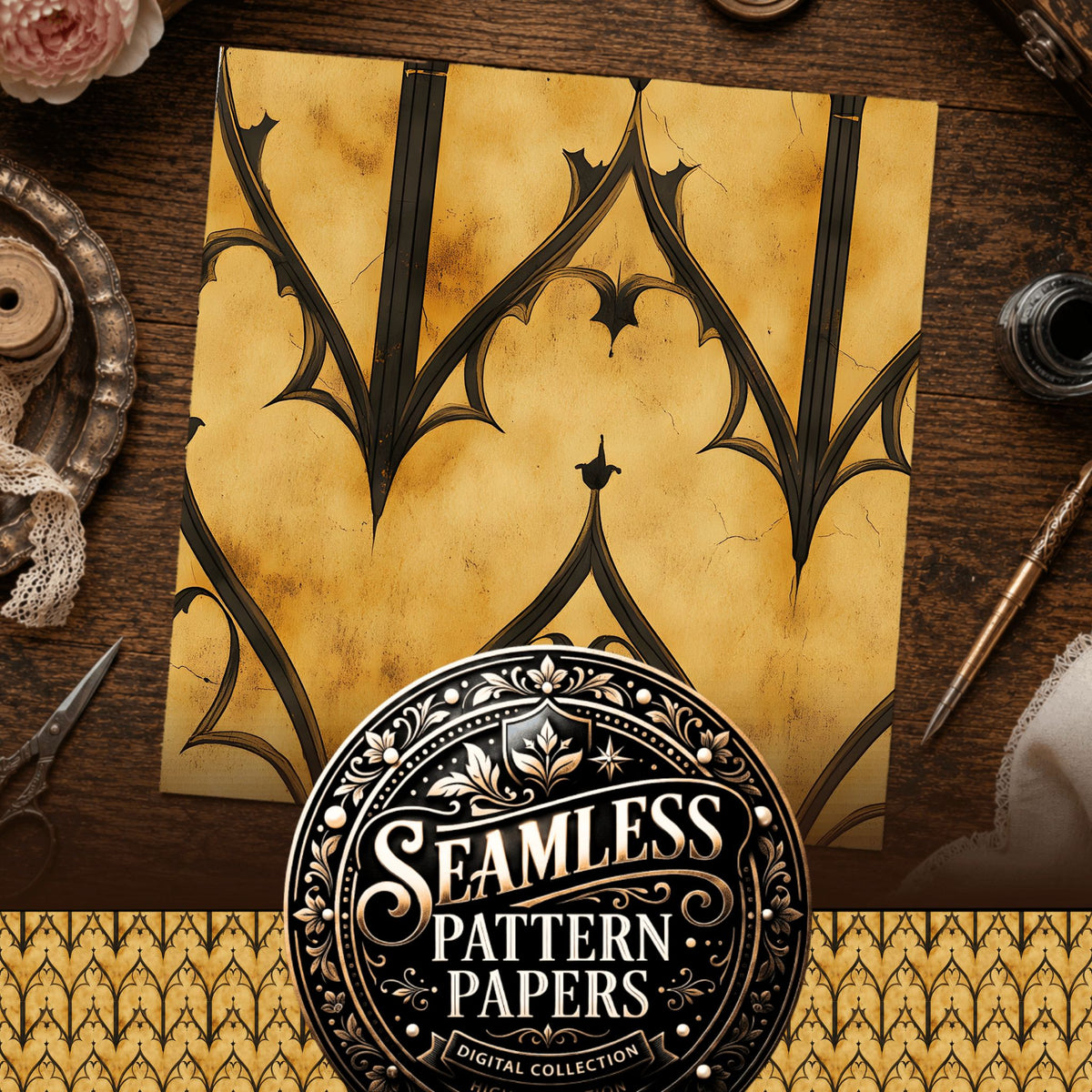 Gothic Seamless Pattern