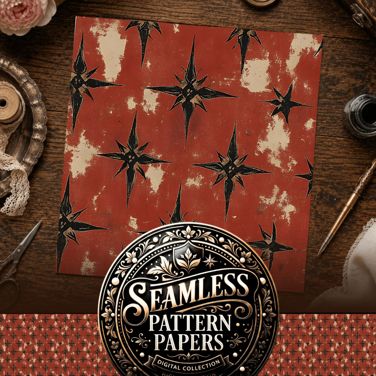 Gothic Seamless Pattern