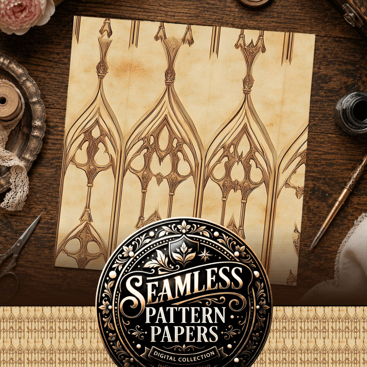 Gothic Seamless Pattern