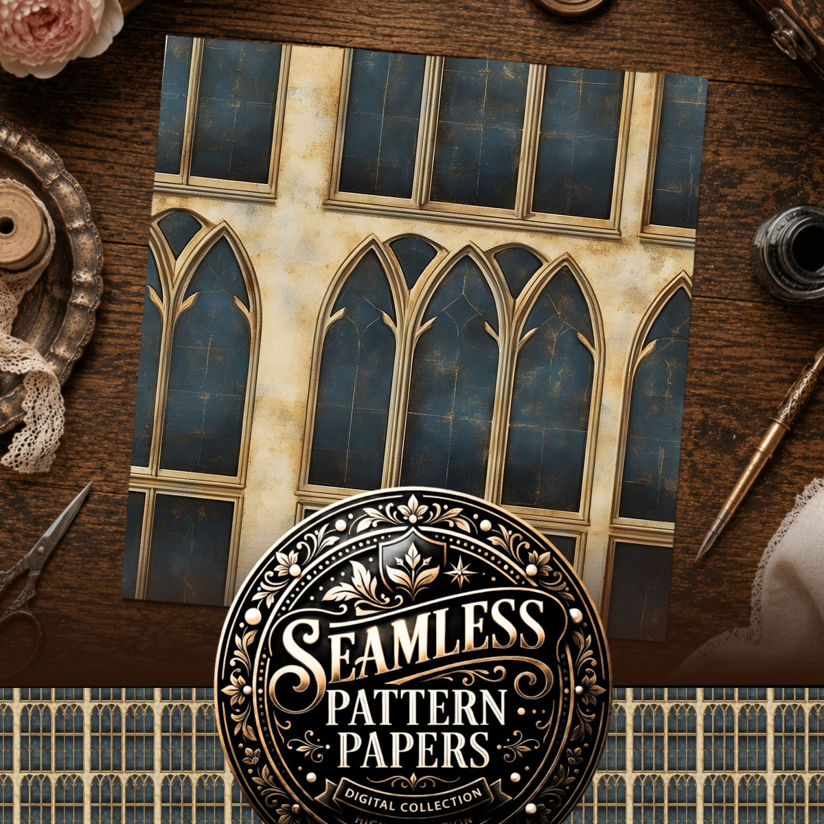 Gothic Seamless Pattern