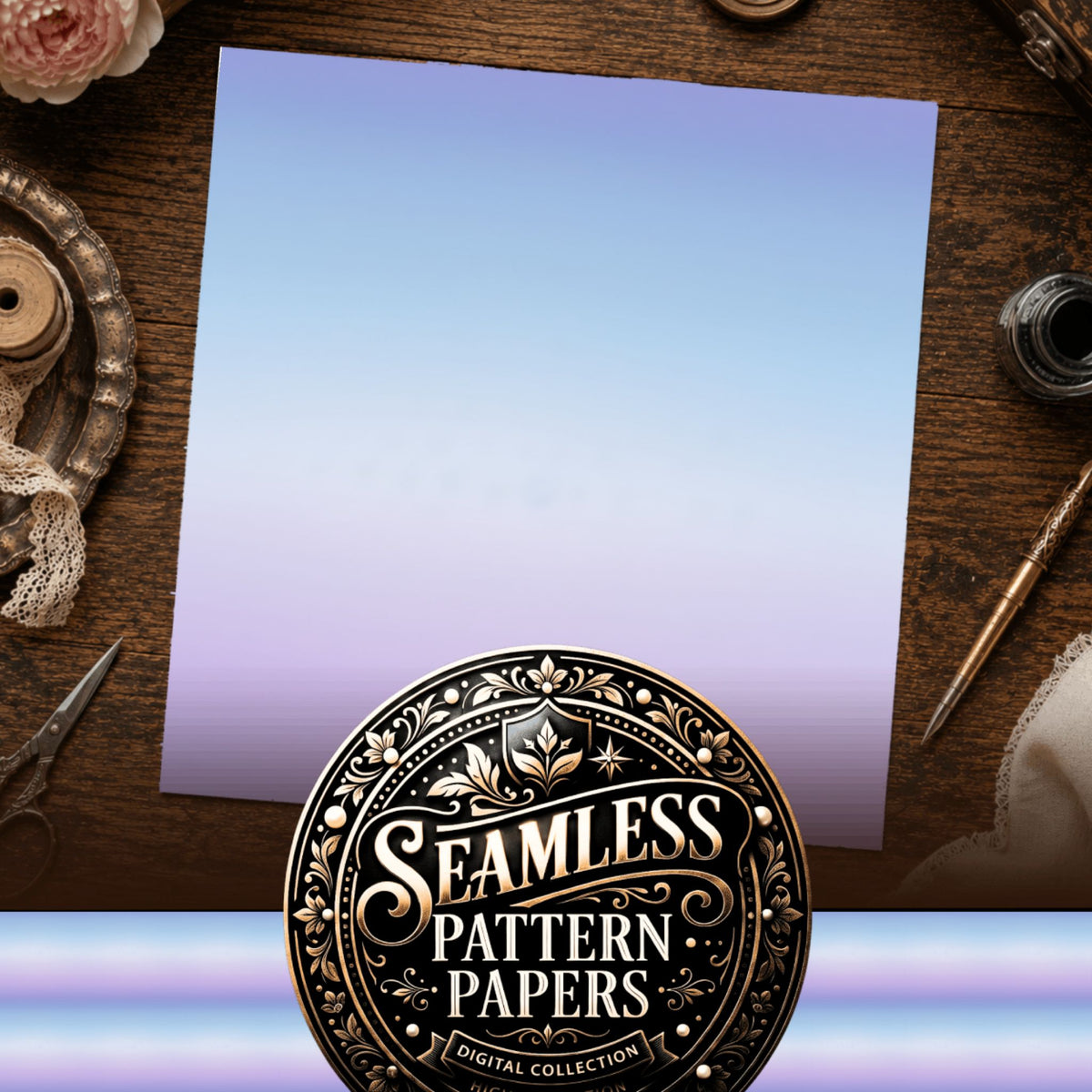Gradient Seamless Pattern
