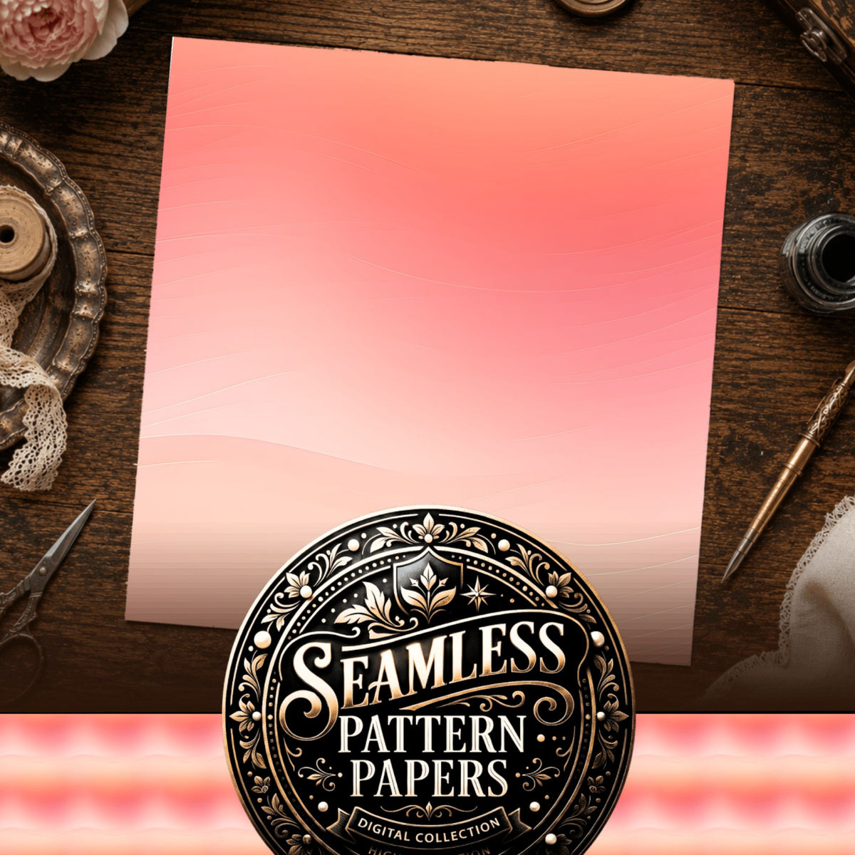 Gradient Seamless Pattern