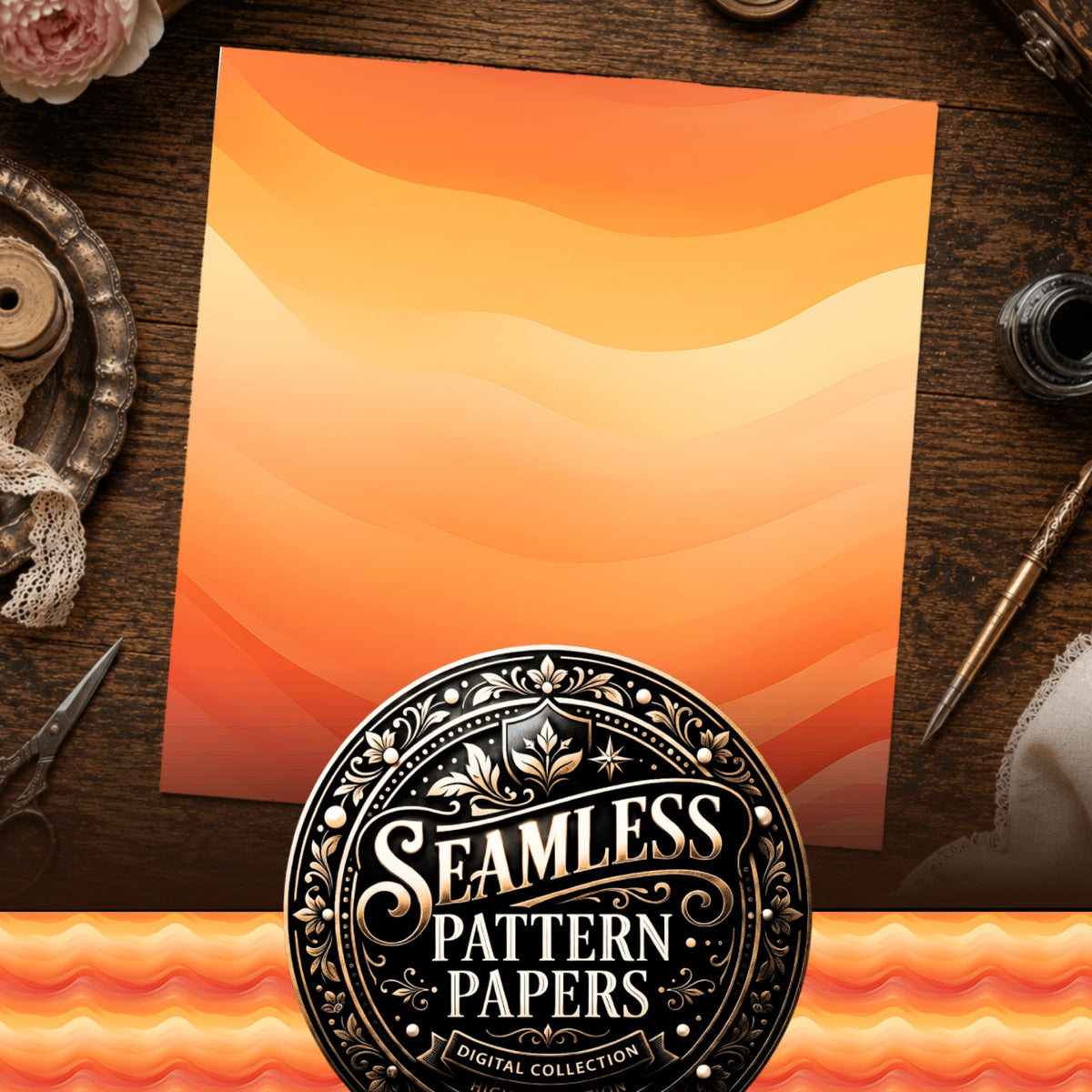 Gradient Seamless Pattern