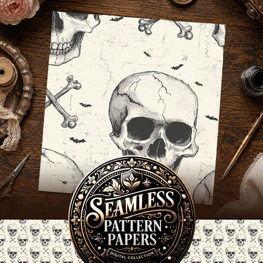 Halloween Backdrops Seamless Pattern