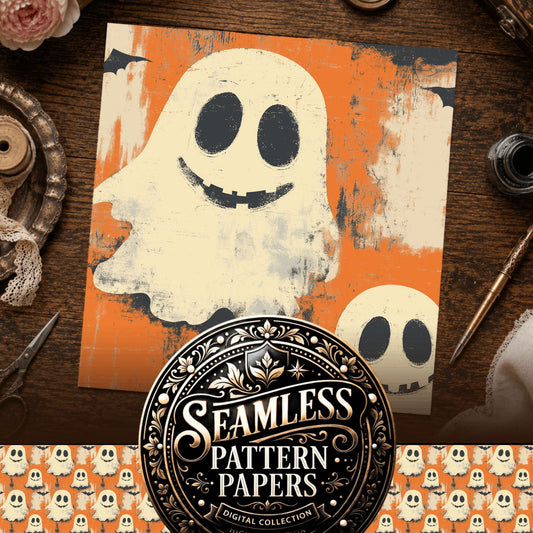 Halloween Backdrops Seamless Pattern