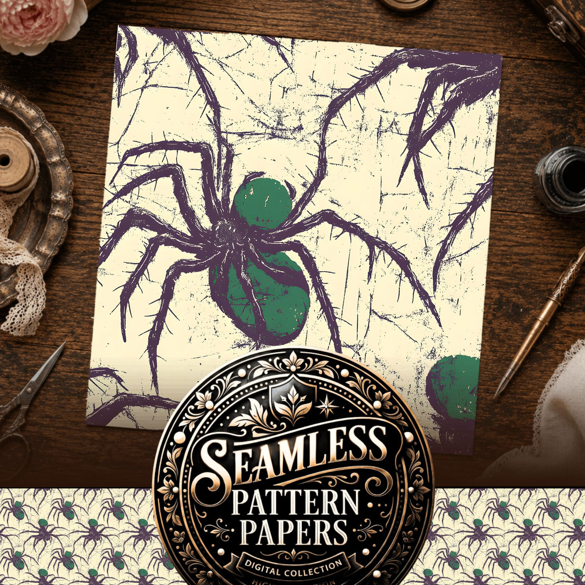 Halloween Seamless Pattern