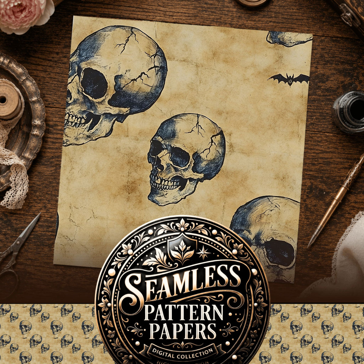 Halloween Seamless Pattern