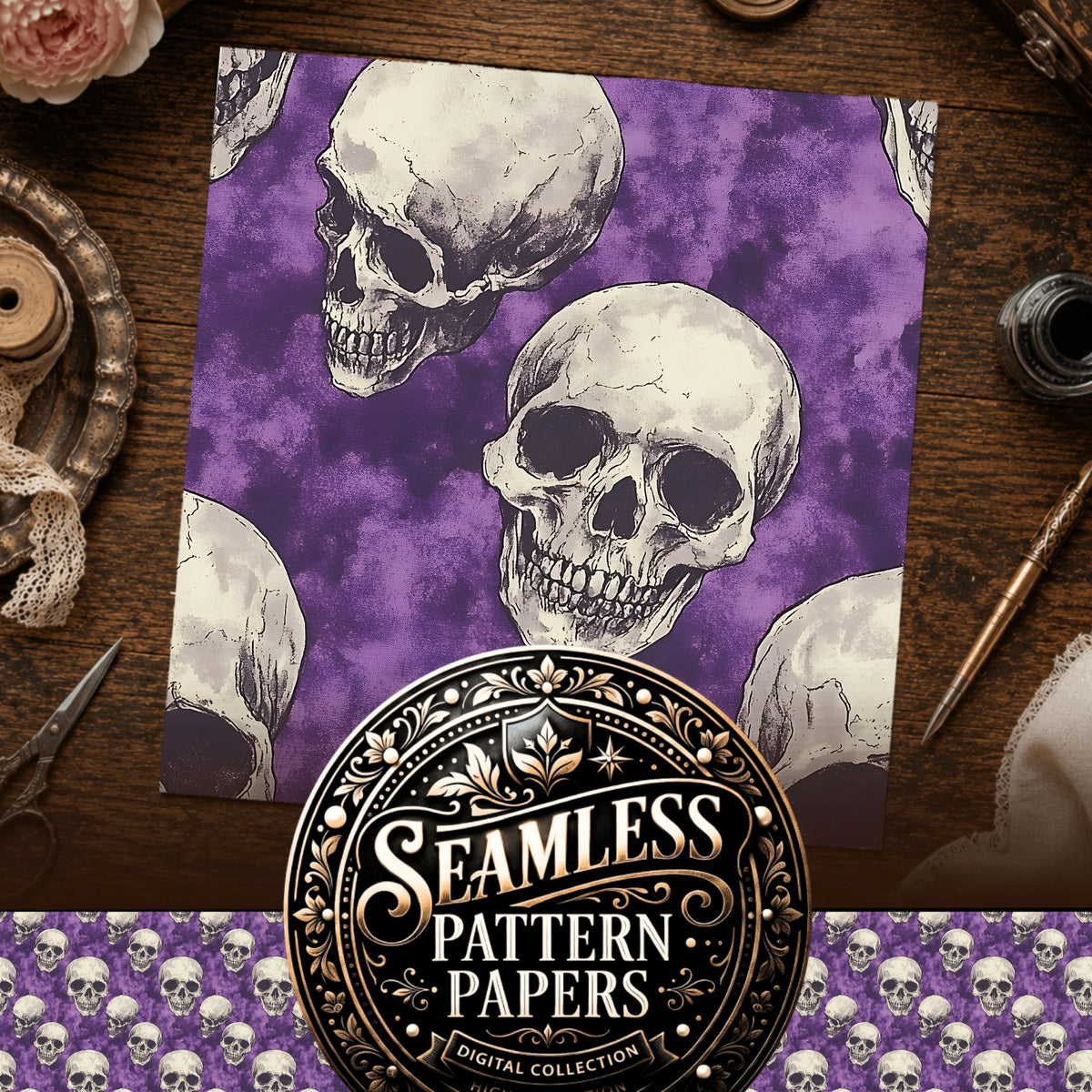 Halloween Seamless Pattern