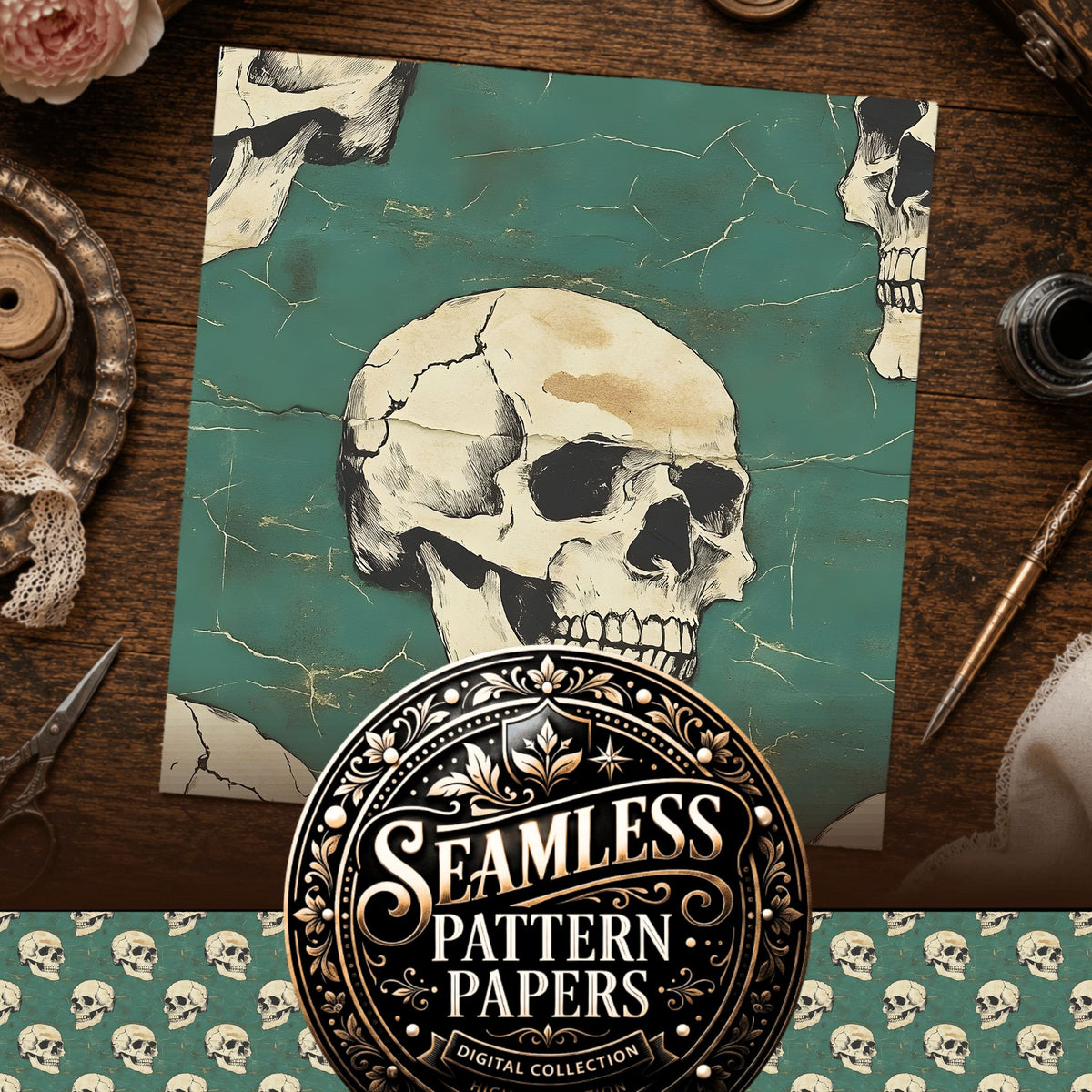 Halloween Seamless Pattern