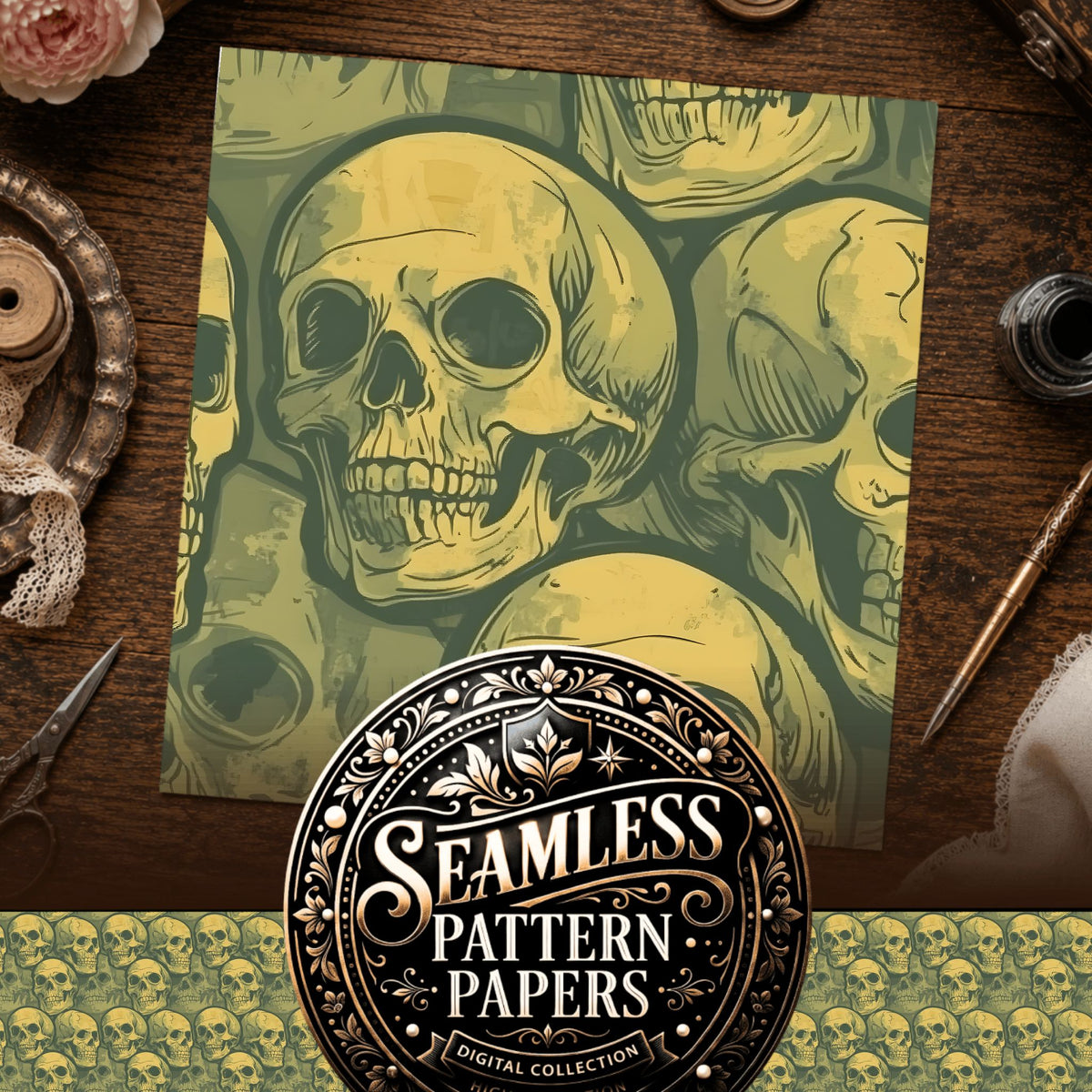 Halloween Seamless Pattern