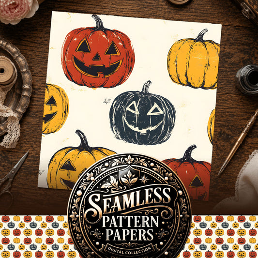 Halloween Seamless Pattern