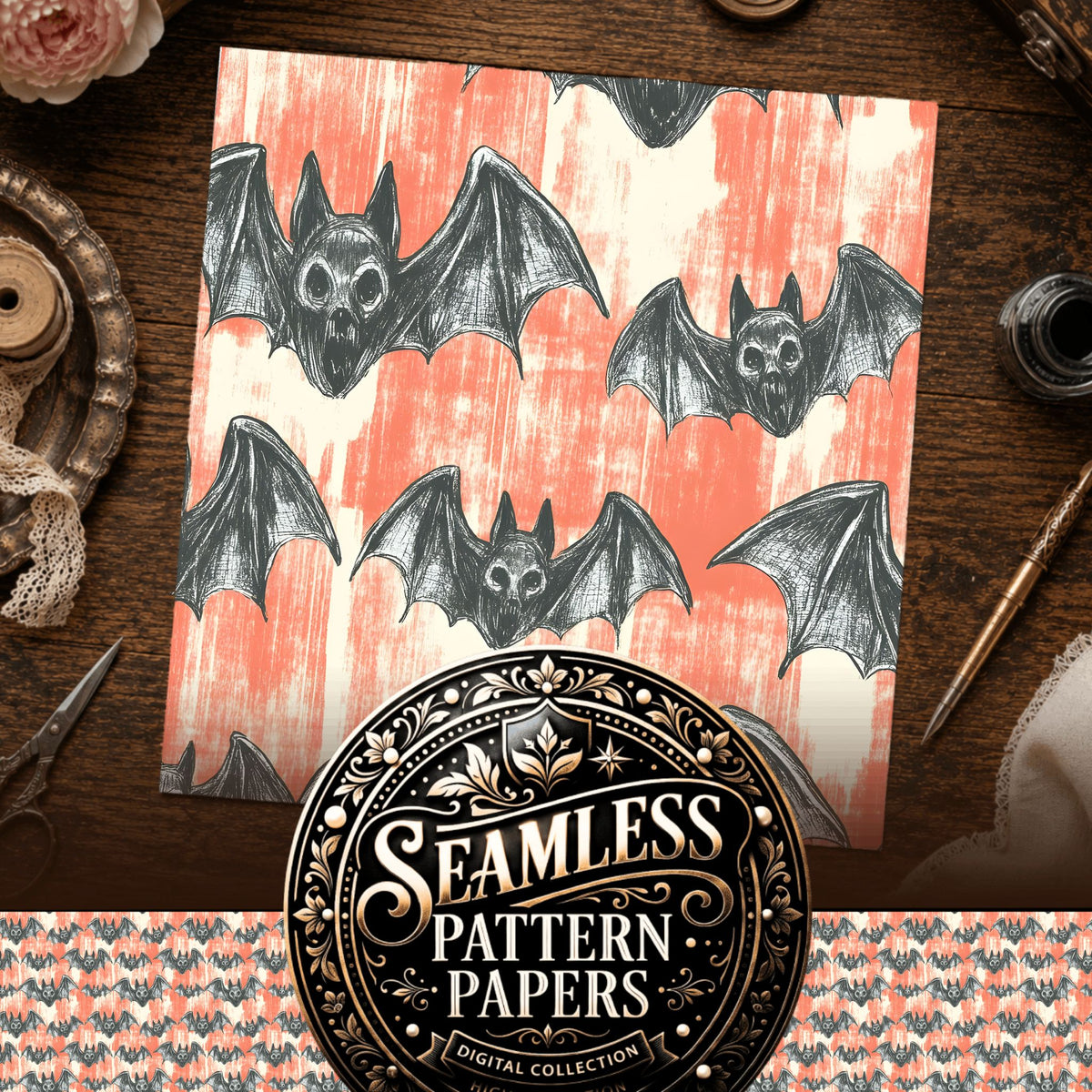 Halloween Seamless Pattern