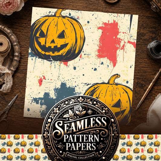 Halloween Seamless Pattern
