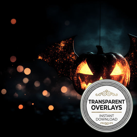 Halloween Transparent Overlay Pngs