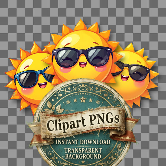 Happy Chibi Sun Clipart Pngs