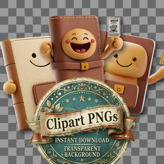 Happy Passport Clipart Pngs