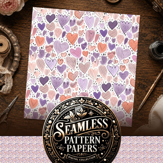 Hearts Seamless Pattern