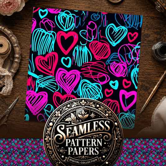 Hearts Seamless Pattern