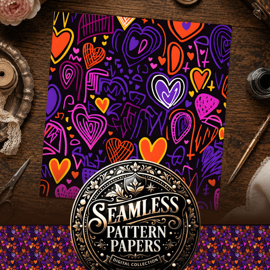 Hearts Seamless Pattern