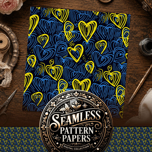 Hearts Seamless Pattern