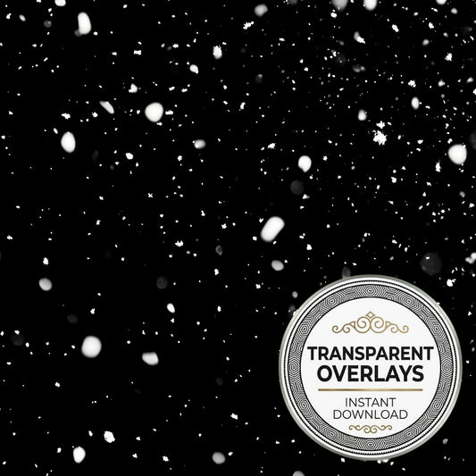 Heavy Snowfall Transparent Overlay Pngs