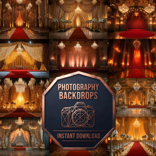 Hollywood Glam Wedding Backdrop Images