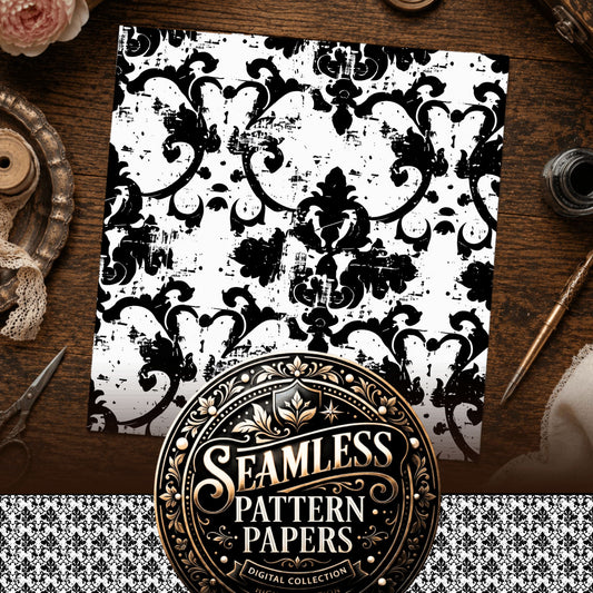 Ink Saver Seamless Pattern