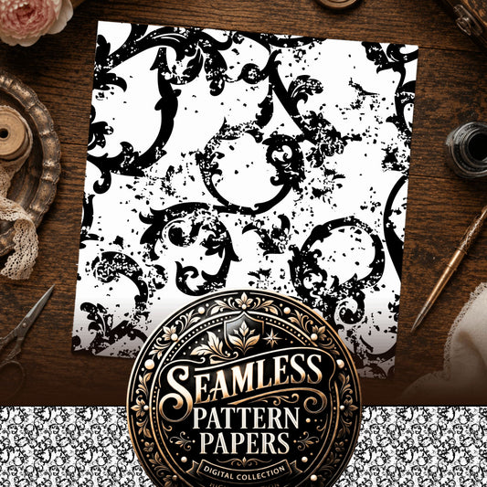Ink Saver Seamless Pattern