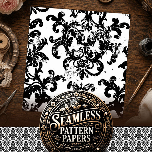 Ink Saver Seamless Pattern