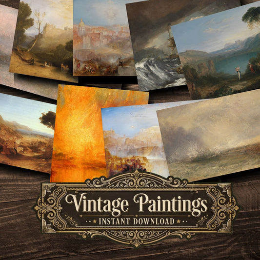 J.M.W. Turner Vintage Paintings