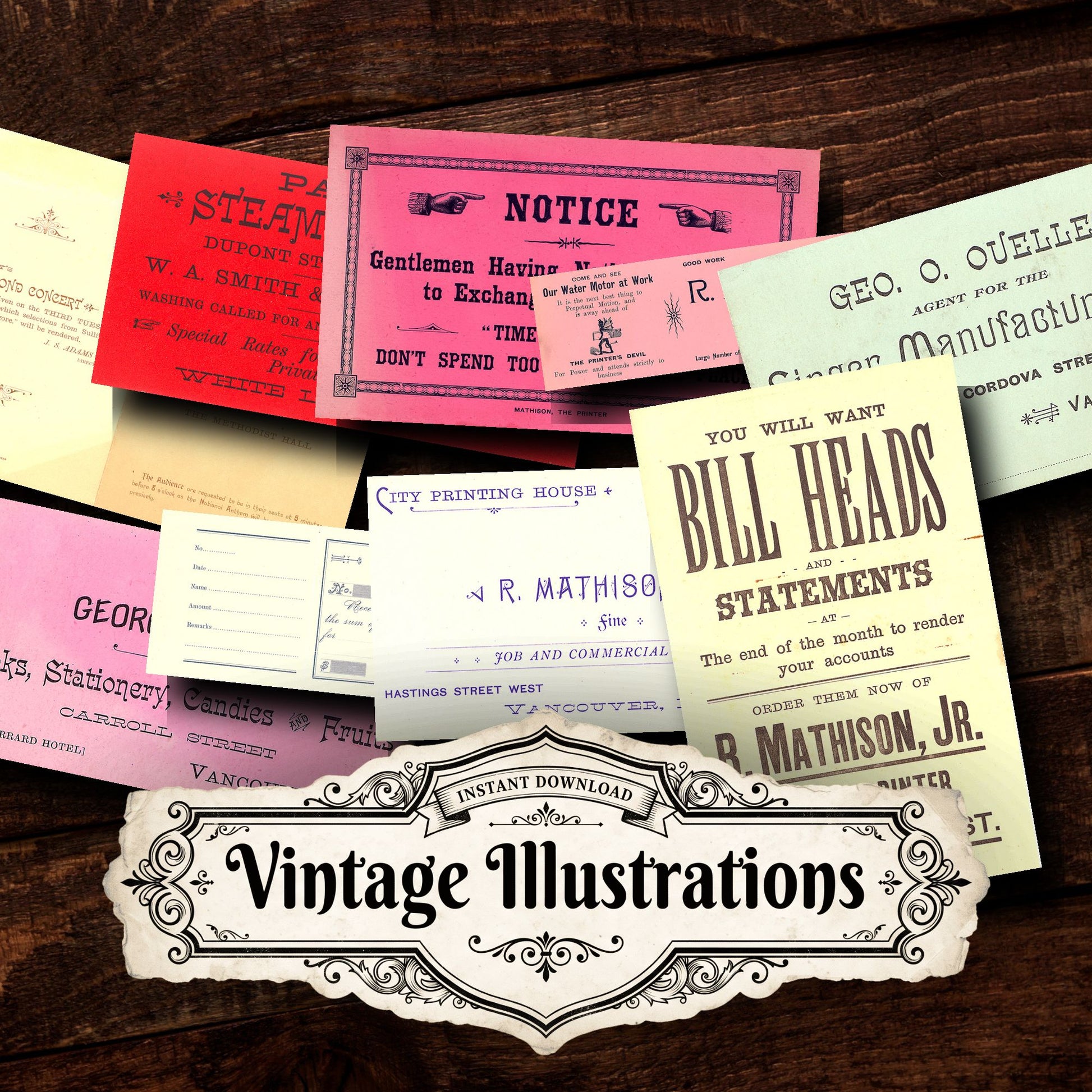 Labels Vintage Prints