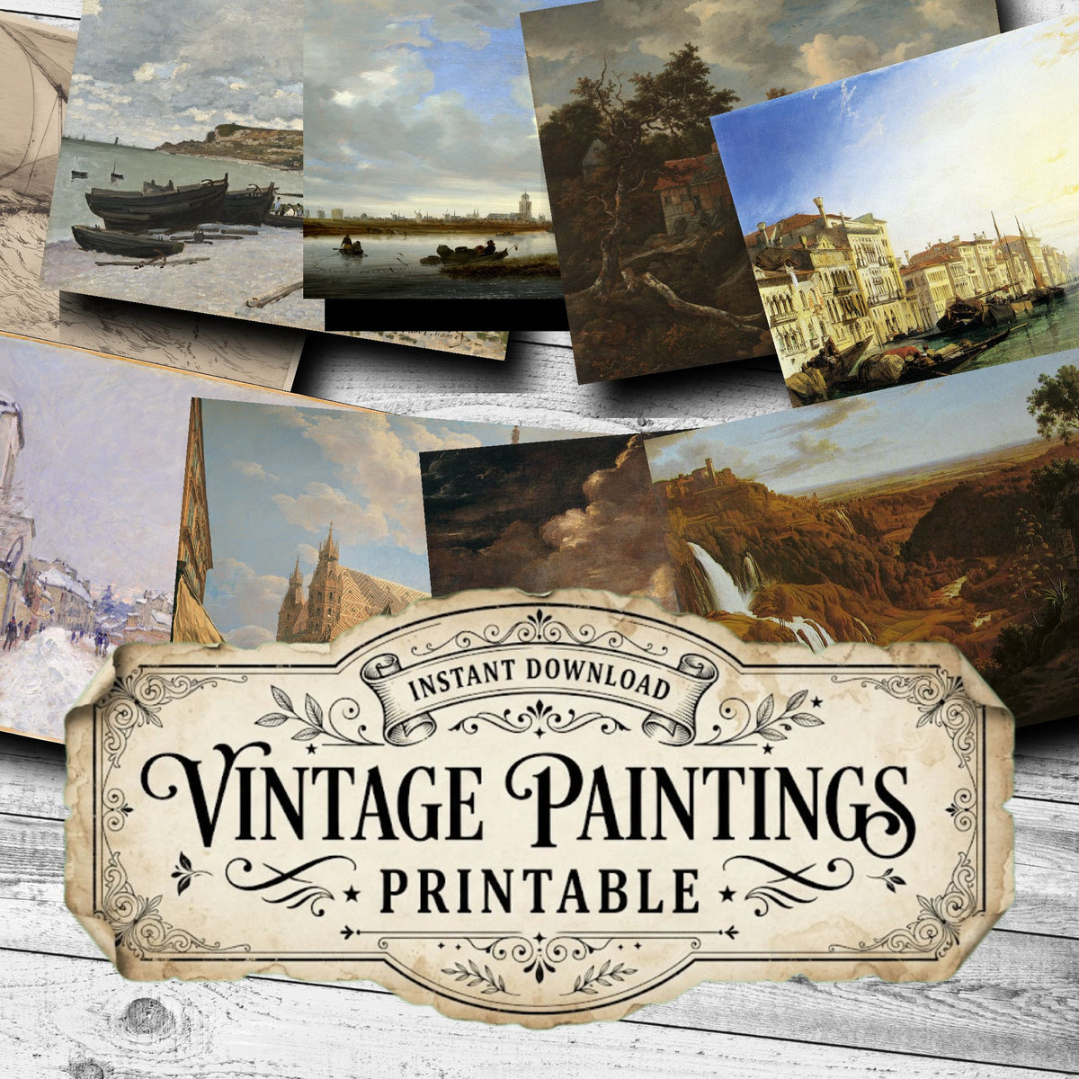 Landscapes Vintage Paintings