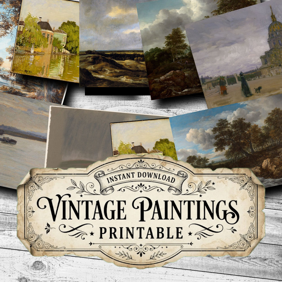 Landscapes Vintage Paintings