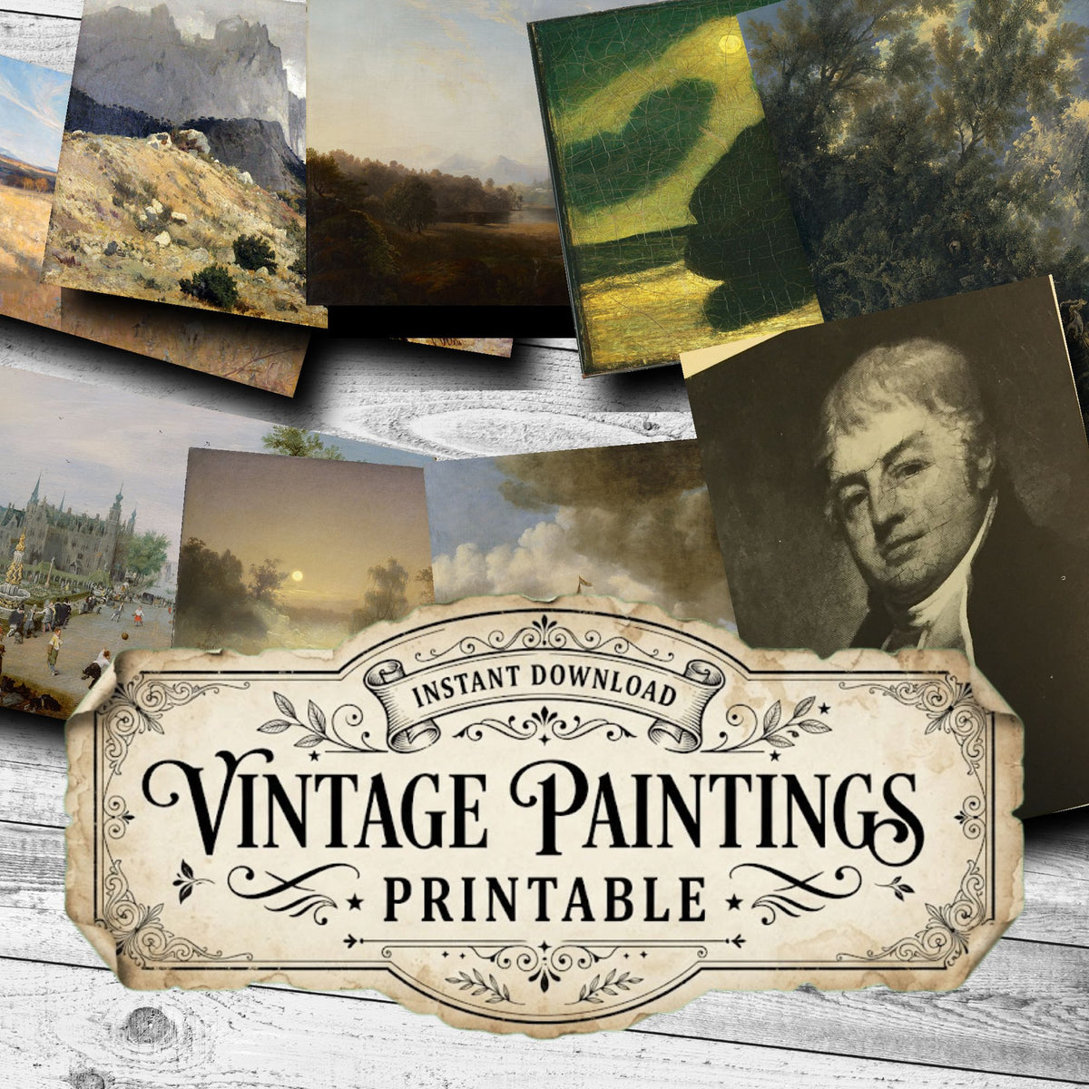 Landscapes Vintage Paintings