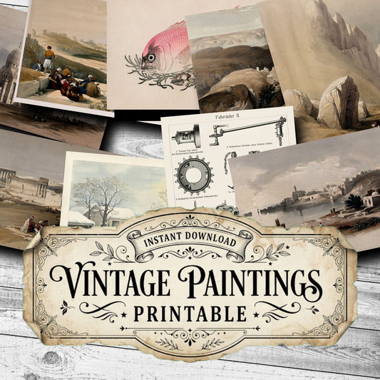 Lithographs Vintage Paintings
