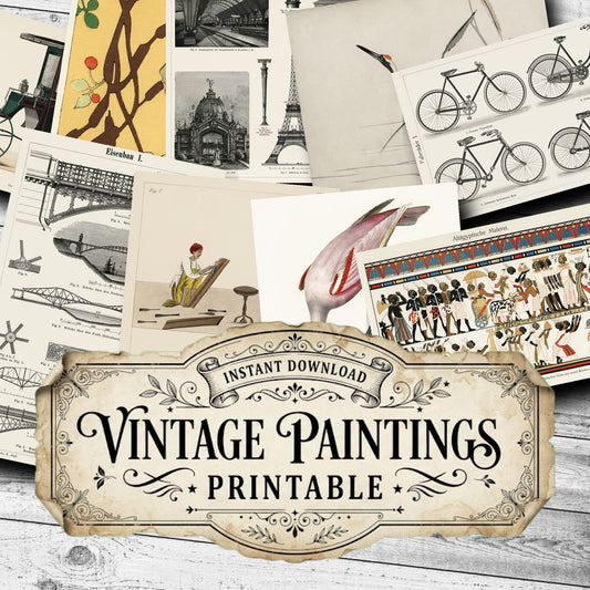 Lithographs Vintage Paintings