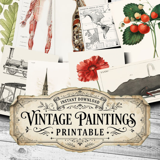 Lithographs Vintage Paintings